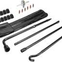 Dr.Roc Spare Tire Kit Spare Tire Tool Compatible with Ford F150 2004 to 2019 and Lincon Mark LT 2006-2014 Spare Tire Tool Kit Spare Tire Jack Handle and Wheel Lug Wrench