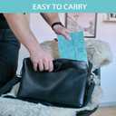 Planner 2025-2026, Weekly Monthly Academic Calendar for Jul 2025 - Dec 2026 [18 Month Agenda], 8.26" x 5.9" Faux Leather Cover + Thick Paper (Light Blue)