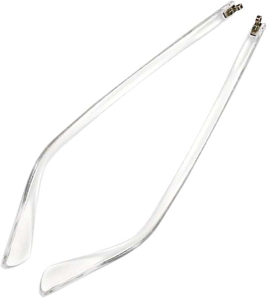 1 Pair Glasses Legs Replacement Temples, Glasses Metal Frame Arms Legs Replacements, Transparent