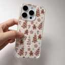 Brown Gingerbread Christmas Trees Case Compatible with iPhone 16 Pro Max, Cute Christmas Festival Case for iPhone 16 Pro Max