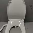 Kohler PureWash M300 Manual Elongated Bidet Toilet Seat, Chrome Handle, Quiet-Close Lid Prevents Slamming, Toilet Bidet, Easy Installation with Quick-Release Hinges, Self-Cleaning Wand