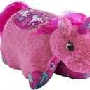 Pillow Pets Colorful Pink Unicorn Sleeptime Lite 11" Stuffed Animal Plush Nightlight, 1 Count