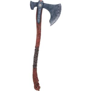damdos Halloween Cosplay Props 37“ Vioking Style Axe, Cosplay Costume Accessory, Role Play Party Decor & Birthday Gifts