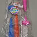 Toyvian 3 Pcs Kids Glow Wands Light Up Windmill Toy Led Hand Fan Pinwheels for Kids, Fan Toy with Music, Light Up Swivel Light Wand Party Favor, 24.5cm/9.65inch Led