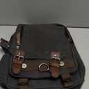 mygreen Canvas Cross Body Messenger Bag Shoulder Sling Backpack Travel Rucksack (Large, Black)