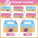 24 Pcs Ice Cream Drip Baseball Birthday Party Supplies Baseball Ice Cream Drip Party Treat Boxes Sport Theme Gift Box Summer Decorations for Team Gift Sport Birthday Baby Shower Parties Favors