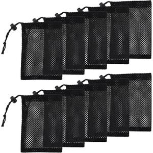 10 Pack Small Mesh Bags, Portable Nylon Mesh Storage Bags for Travel Stuff Organizing, 6 X 4inch