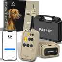 Dog Training Collar with APP Control - 2-in-1 E Collar for Dogs Training 1/2 Mile Range Bluetooth-Enabled Waterproof Dog Training Collar with Remote Control Electric Dog Collar for 15-140 Lbs Dogs