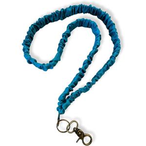 Scrunchie Lanyard Retractable Lanyard for Teachers (Teal)