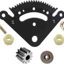 GX21924BLE Steering Parts Fit for John Deere D&LA Series, 19 Tooth, Replace D170 D105 D130 LA145 GX20053 GX20054 GX21994 105 115 125 D100 D110 D120 LA110 LA120 LA100, Sector Pinion Gear Repair Kit Set