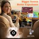 4 in 1 Wireless CarPlay Adapter with Screen Mirroring Supports Apple CarPlay & Android Auto & AirPlay & MirrorLink, 2026 Upgraded screen mirroring dongle for car, USB-A/USB-C Connection, Plug & Play