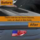 Bed Rail Stake Pocket Covers for GMC Chevy Silverado/GMC Sierra 1500(2019-2024 2025 2026), GMC Sierra 3500HD(2020 2021 2022 2023)/2500, Truck Caps Rear Holes Plugs Covers (Car(Red/Blue))