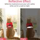 Red Cat & Dog Vest Harness - All Weather Mesh, Reflective Strap, Adjustable Step-in Harness for Small Pets (Red, S)