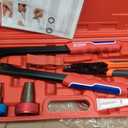 IWISS PEX-A Expansion Tool Kit with 3/8’’, 1/2’’ 3/4’’ & 1’’ Auto Rotation Expander Heads, Tubing Cutter, Ring Removal Tool for Uponor Wirsbo ProPEX, PowerPEX Fittings