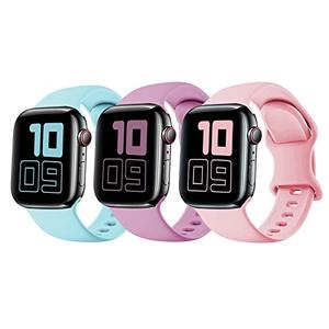 Silicone Strap Compatible with Kids Apple Watch Band 38mm 40mm 41mm 42mm 44mm 45mm 46mm, Soft Sport Replacement Bands for iWatch Series 11 10 9 8 7 6 5 4 3 2 1 SE3 SE2 SE Girls Boys Small Wrists