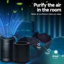 4 Packs MR2566 H13 True HEPA Replacement Filter Compatible with MORENTO MR2566 Air Cleaner Purifier with 10pcs Aroma Pads, 3-in-1 True HEPA Activated Carbon Pre-Filter, Basic Version