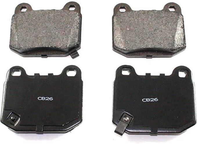 1Pcs Rear Brake Pad Set Automotive Replacement Brake Pads Replacement YCQTaoBao Compatible with Mitsubishi Lancer Compatible with Nissan 350Z Compatible with Subaru Impreza 2005