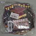 Kepeel 96 Pcs Graduation Party Paper Plates Napkins, Maroon Gold Class of 2026 Congrats Grad Party Decorations Supplies Disposable Dinnerware Tableware Set for College High School, Serves 24