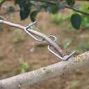 30 PCS Fruit Tree Branch Puller, Mixed Style M Shape and Hose Wrapped 20 M 3.9'' and 5.1'', 10 Fruit Tree Limb Spreader 10'' and 7.1'' Tree Limb Spreader for Branch Bending Shaping Open Angle Pull