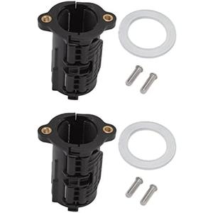 Fdit Faucet Anti Loose Nut Fastener, Quick Release Assembly Nut Fixed Base Basin Tap Accessory for 32mm Outer Diameter Threaded Pipe with Strong Tenacity Maintenance Parts, Pack of 2