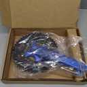 9S 9speed 22 32 44T 170mm Crank Length MTB Mountain Bike Chainset 104BCD 64BCD Easy to Modify Single Crank Set (Black)