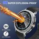 2 x 6-Pack Screen Protector for Samsung Galaxy Watch 8 Classic 46mm, 9H Tempered Glass, HD-Clear, Anti Scratch, Bubble Free, Easy Installation