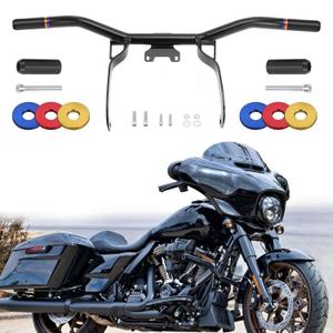 Highway Peg Crash Bar Engine Guard Crash Bar for Harley Touring Street Glide Road King Electra Glide Ultra Limited 2014-2024