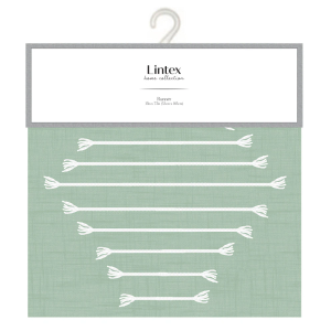 Lintex Lynn Clip Table Runner - Green
 Size 13x72 Runner