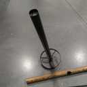 ower Holder Stand Metal Matte Black Stand with Wooden Element, Decorations fof Home, Wedding, Party