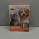 Cat Water Fountain Stainless Steel: 3.2L/108oz Pet Fountain Water Bowl Dog Drinking Dispenser Cat Feeding & Watering Supplies Animal Metal Kitty Spout for Cats Inside with 4 Replacement Filters