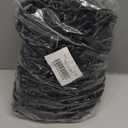 Acrux7 Plastic Chain 82 FT. 1.5 Inch Diameter Black Plastic Chain Link, Light Weight UV Protected Plastic Chain Barrier for Hanging Halloween Fake Chains Decoration, Chains Cosplay