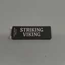 Striking Viking Folding Wooden Comb for Men - Sandalwood Switchblade Beard Comb for Grooming and Styling - Use Dry or With Oils & Balms