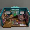 Li'l Woodzeez Pass the Pasta Restaurant Playset 41 Pieces Dollhouse Set with Table, Benches, Food & Accessories for Imaginative Roleplay Compatible with Figurines 3+ Years