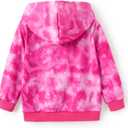 My Little Pony Girls Rainbow Tie-Dye Hoodie Sweatshirt Unicorn Graphic Pullover Tops Casual Clothes for Baby-Toddler Kids (Pink)