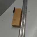 Ivilon Drapery Treatment Window Curtain Rod - Square Design 1 1/8 Rod. 72 to 144 Inch. Satin Nickel