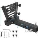 Heavy Duty Hitch Flag Pole Holder,Trailer Hitch Flag Pole Holder, Universal Flag Holder for Truck,Car, SUV, Pickup, Camper & Trailer,Compatible with 2" Trailer Receiver