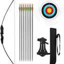 Dostyle 44" Bow and Arrow Set for Kids Children Outdoor Youth Recurve Bow Junior Archery Training for Kids Teams Game Gift