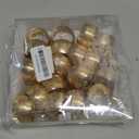 Napkin Ring, Round Metal Serviette Napkin Holder for Wedding Party Dinner Table Decoration (24 Pack Gold)