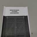 Bi-Folding Sliding Barn Door Hardware Kit for 2 Doors, Modular Track System with Side-Mounted Rollers, Smooth and Space-Saving Folding Solution