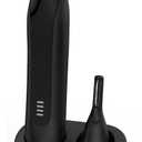 Ear and Nose Hair Trimmer for Men Women, Eyebrow and Facial Hair Trimmer with Powerful Motor and Dual-Edge Blades Rechargeable Painless 2 in 1 Metal Trimming Tool