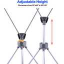 SUERUI Adjustable X Banner Stand Fits Any Banner Size Width 23" to 32" and Height 63" to 78",Portable Retractable Banner Holder with Carrying Bag - Customize Banner for Trade Show, Exhibition, 2 Pack