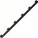 Handrails for Stairs Indoor, 15ft Stair Railing Black Metal Staircase Hand Rails/Modern Wrought Iron Handrail, Industrial Wall Mounted Handrails Outdoor for Loft Porch Deck