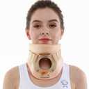 Philadelphia Neck Brace Foam Lightweight Soft Cervical Collar Height 3 1/4 Inch Immobilizer Collar Support Neck Traction Device Neck and Head Braces (Size M)