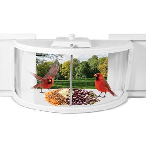 Window Bird Feeder, 180 Clear View Bird Feeder, Durable and Elegant Window Birds Feeders for Birds Watching, Fits Windows 27-35" Wide - Bring Joy to Your Home