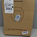 Commercial Toilet Seat Front Open, Toilet Seat Public 18.5 Inch Elongated Toilet Seat for Church, School, Hospital, Office,Heavy Duty Toilet Lid Common(White)