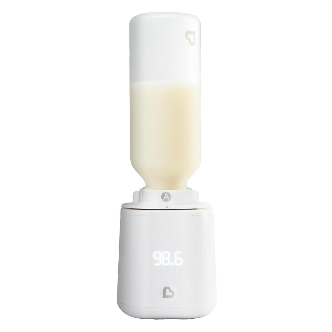 Munchkin Simple Touch Baby Bottle Warmer with Digital Temperature Display - Safe, Easy Heating System to 98.6F, Compatible with Most Bottle Brands (Plug-in)