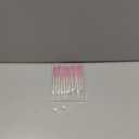 24 Pcs Pink Long Thin Birthday Candles with Holders, Birthday Candles for Cake and Cupcake, Party and Wedding Decorations (Pink)