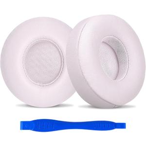 Replacement Ear Pad for Beats Solo 4, Easy Installation, Soft Protein Leather and Noise Isolation (Cloud Pink)