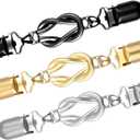 3 Pcs Cinch Clips, Dress Clips Back Cinch Waist Cincher Clip Vintage Sweater Clip for Shawl Cardigan Collar to Tighten Dress Pant Clothes for Women Fit Waist Retro Gold Silver Black Colors