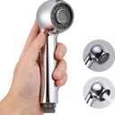 Pull Out Kitchen Faucet Head Replacement, 2 Function Sink Sprayer Head, G1/2 or 13/16 Inch Male Thread Connector, Spray Head Faucet Head Kitchen Tap Sprayer Spout, Chrome